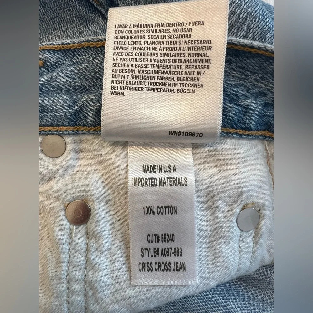 AGOLDE Criss Cross Jeans Size 22 - Picture 2 of 11